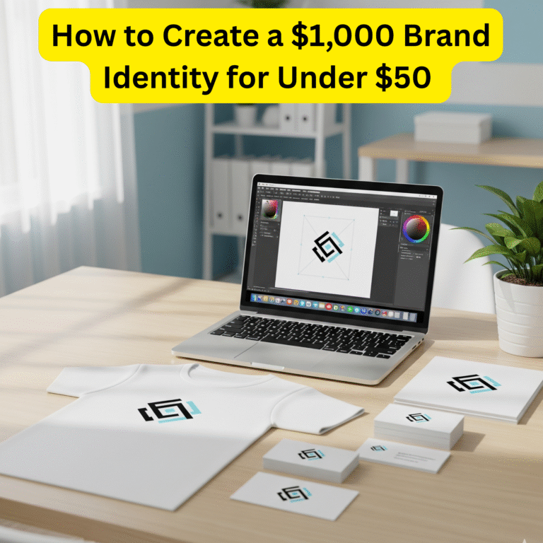 How to Create a Professional Brand Identity for Under $50 (2025 Guide)