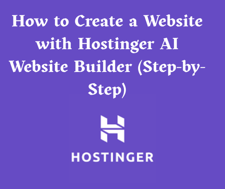 Hostinger ai for website builder